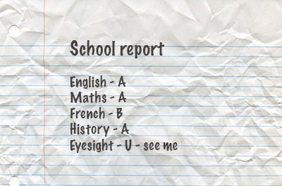 eyesight report