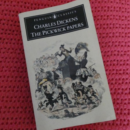 A copy of Charles Dickens' The Pickwick Papers.
