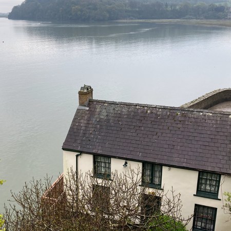 Dylan Thomas's Boathouse, Laugharne, Carmarthenshire, Wales.