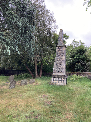 Buttress of All Saints' Church, Dunwich.