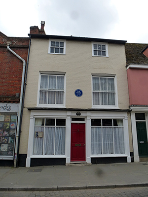 The house of Cor Visser at 44 Fore Street, Ipswich.