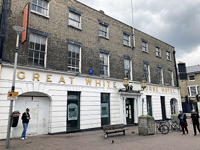 Great White Horse Hotel, Ipswich.