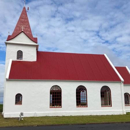 The church at Ingjaldsholl, Snaefellsness, Iceland.