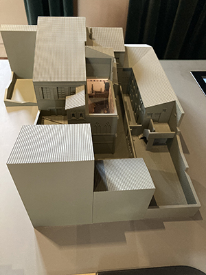 Maquette of Pierre Loti House.