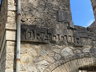Oradour sign.