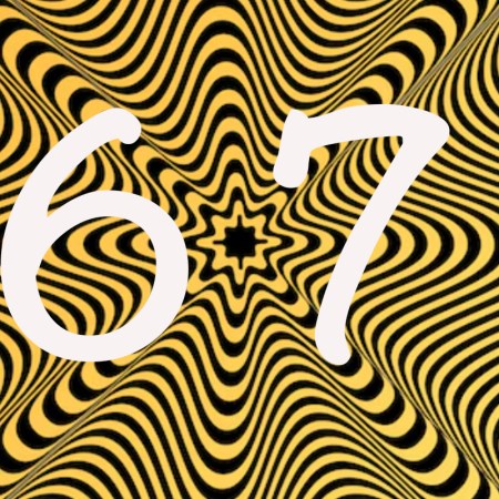 The numbers 6 and 7.