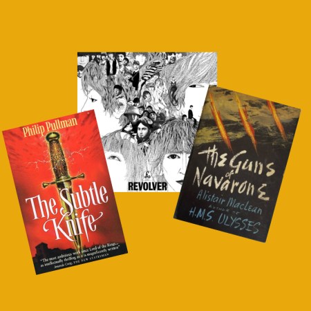 Two books and a record.