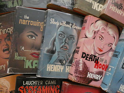 T V Boardman Bloodhound books by Henry Kane illustrated by Denis McLoughlin.