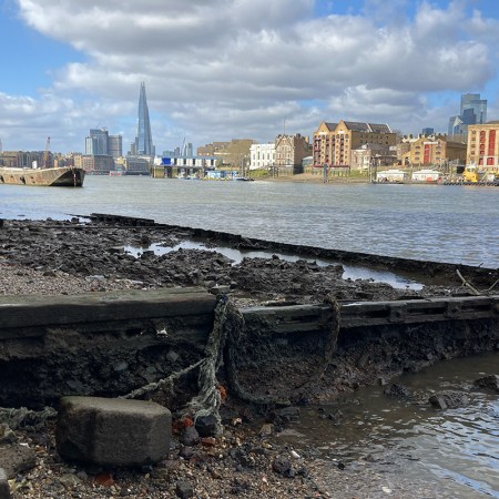 View from Rotherhithe Beach.
