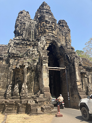 Gateway to Bayon, Angkor Wat, Cambodia.